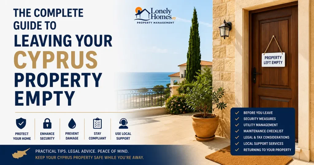 The Complete Guide to Leaving Your Cyprus Property Empty