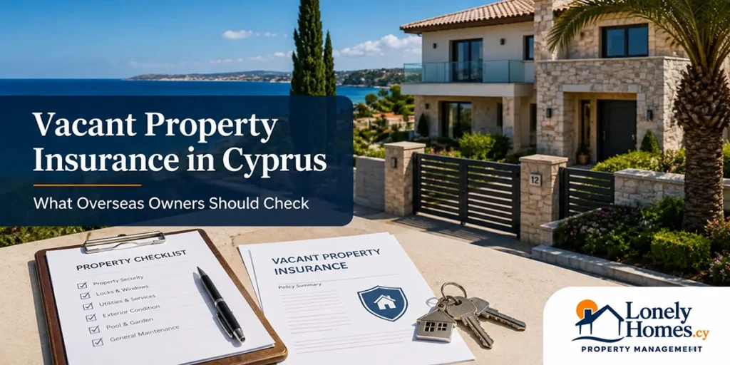 Vacant Property Insurance in Cyprus: What Every Overseas Owner Needs to Know