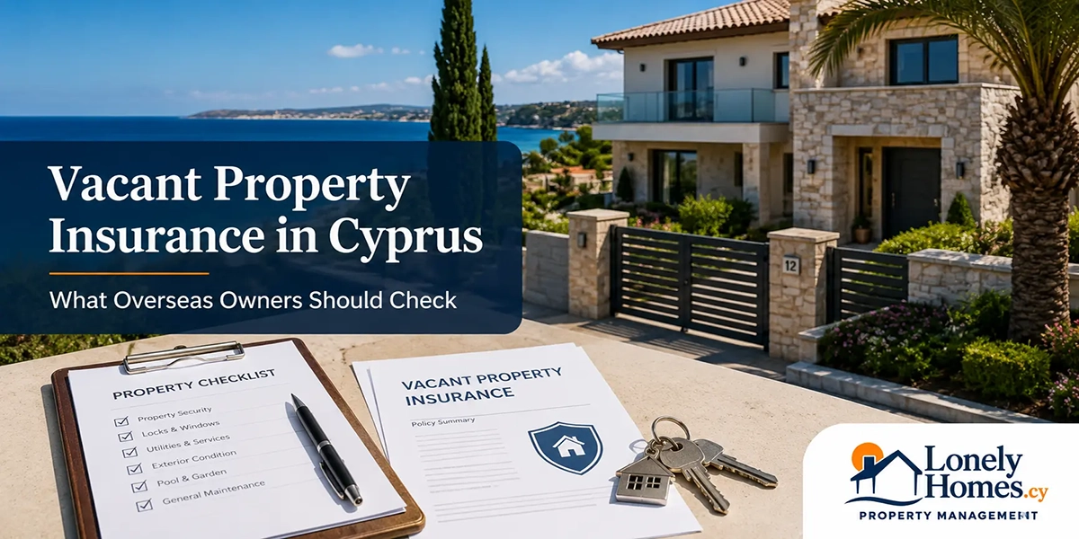 Vacant property insurance in Cyprus for overseas property owners